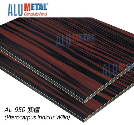 1220X2440mm νανο επιφάνειας ξύλινο εξωτερικό 10mm φύλλων του ΑΚΕ επιτροπής αργιλίου σύνθετο