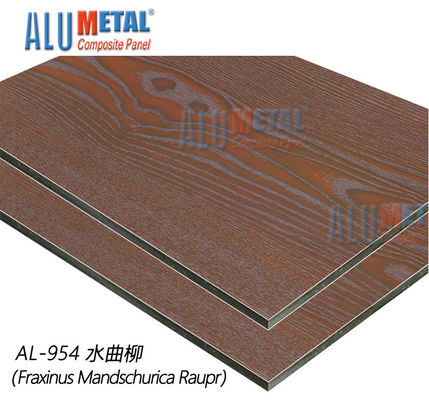 1220X2440mm νανο επιφάνειας ξύλινο εξωτερικό 10mm φύλλων του ΑΚΕ επιτροπής αργιλίου σύνθετο