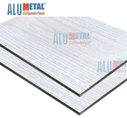 1500 X 4000mm ΝΑΝΟ ντυμένη ξύλινη σύνθετη επιτροπή 6mm αλουμινίου δεσμών