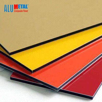 6mm εξωτερική καθρεφτών του ΑΚΕ PVDF αντιστατική επιφάνεια φύλλων επιτροπής αργιλίου σύνθετη