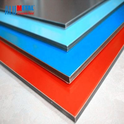 6mm εξωτερική καθρεφτών του ΑΚΕ PVDF αντιστατική επιφάνεια φύλλων επιτροπής αργιλίου σύνθετη