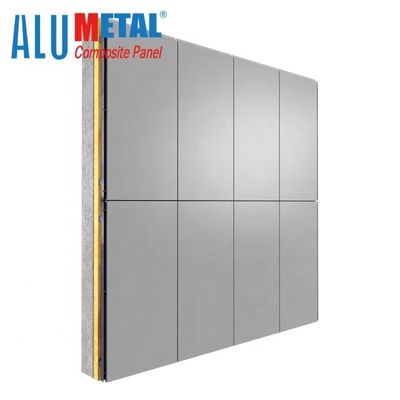 LDPE Materia επένδυσης τοίχων αλουμινίου 1570mm 5mm εξωτερικός σύνθετος πυρήνας