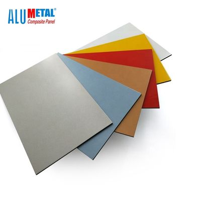 4mm αντιβακτηριακό PVDF φύλλο 1250mm του ΑΚΕ επιτροπής αργιλίου σύνθετο οικοδομικό υλικό