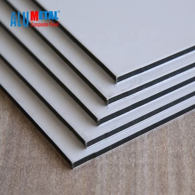 4mm αντιβακτηριακό PVDF φύλλο 1250mm του ΑΚΕ επιτροπής αργιλίου σύνθετο οικοδομικό υλικό