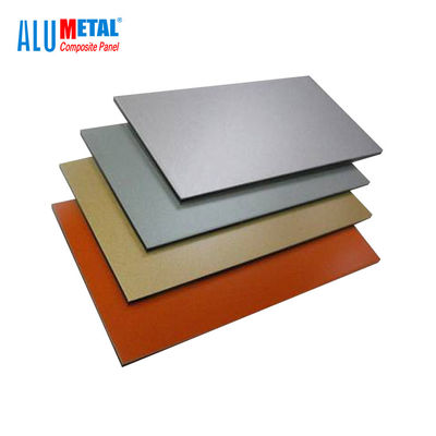 1220x2440mm βουρτσισμένο PVDF φύλλο 5mm AA1100 επιτροπής αργιλίου σύνθετο