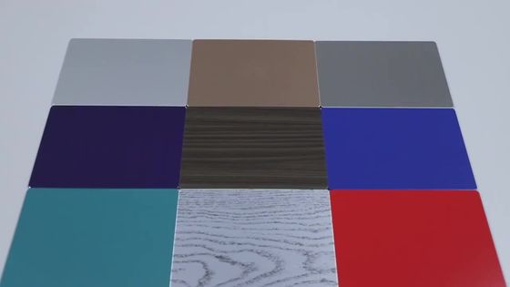 Φορμών απόδειξης PVDF αργιλίου σύνθετες επιτροπές τοίχων επιτροπής 4X8 εξωτερικές 2000mm