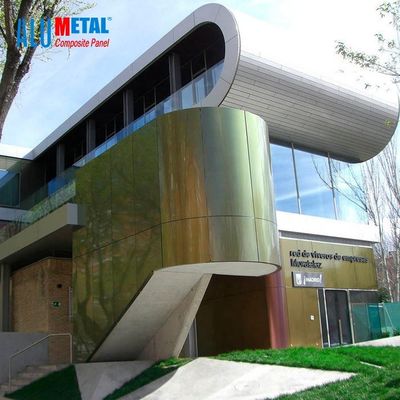 Nacreous 5000mm 3mm αλουμινίου εξωτερική τοίχων αντοχή επένδυσης επιτροπών σύνθετη