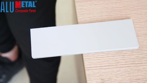 Εξωτερική πυρκαγιά 1220MM ACM - σύνθετη επιτροπή 4MM αλουμινίου καθυστερούντω ελαφρύ αντιβακτηριακό SGS