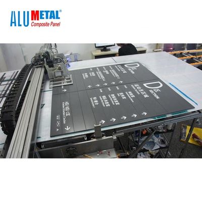 1500mm άσπρη 4mm PE UV εκτύπωση προσόψεων επιτροπής αργιλίου σύνθετη