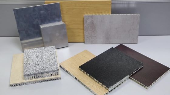 Alumetal lower price wooden  aluminum honeycomb sandwich panel honeycomb metal sheet