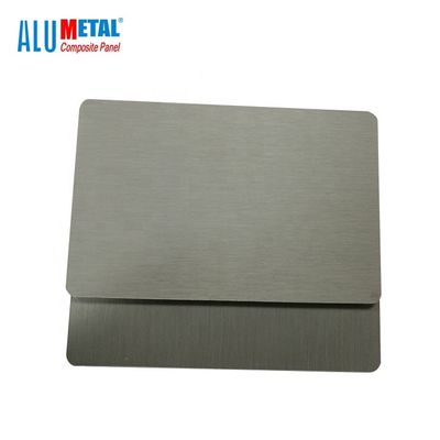 3mm πλαστική επένδυση εσωτερικά 0.7mm αργιλίου Vmzinc επιτροπής μετάλλων σύνθετη