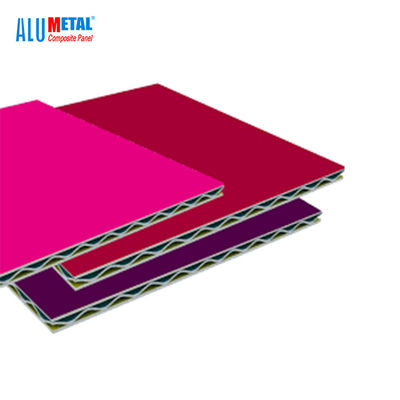 Ζαρωμένες αργίλιο υλικές επιτροπές 1220X2440MM επίστρωμα επένδυσης PVDF του ΑΚΕ