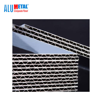 Ζαρωμένες αργίλιο υλικές επιτροπές 1220X2440MM επίστρωμα επένδυσης PVDF του ΑΚΕ