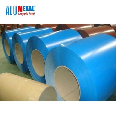 Ντυμένη σπείρα 2500MM σπείρα 1mm αργιλίου FEVE H12 A1060 στεγών ρυμουλκών