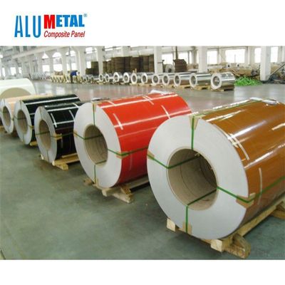 Κράμα 3003 6mm διακοσμητικές ντυμένες επιτροπές φύλλων σπειρών αλουμινίου 1220mm X 2440 χιλ. H26