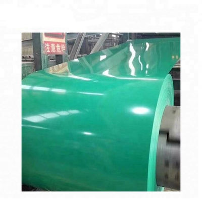 Χρωματισμένη 8011 2500MM ντυμένη αργιλίου σπείρα 0.06MM περιποίησης αργιλίου σπειρών ντυμένη PVC