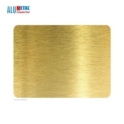 5mm βουρτσισμένο PVC φύλλο AA3003 επιτροπής αργιλίου σύνθετο Nacreous