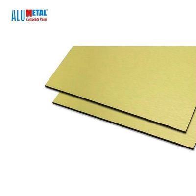 5mm βουρτσισμένο PVC φύλλο AA3003 επιτροπής αργιλίου σύνθετο Nacreous