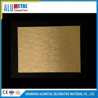 4mm γυαλισμένο βουρτσισμένο AA3003 φύλλο 1220MM επιτροπής αργιλίου σύνθετο