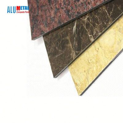 5mm 1570mm μαρμάρινο αργιλίου σύνθετο επίστρωμα επιτροπών τοίχων επιτροπής εξωτερικό PVDF
