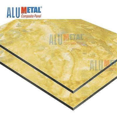 Nacreous σύνθετη επιτροπή 0.05mm 5800mm αργιλίου Crossbond μαρμάρινη αντιστατικά