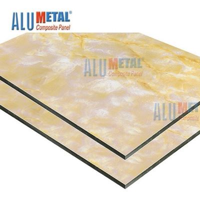 Nacreous σύνθετη επιτροπή 0.05mm 5800mm αργιλίου Crossbond μαρμάρινη αντιστατικά