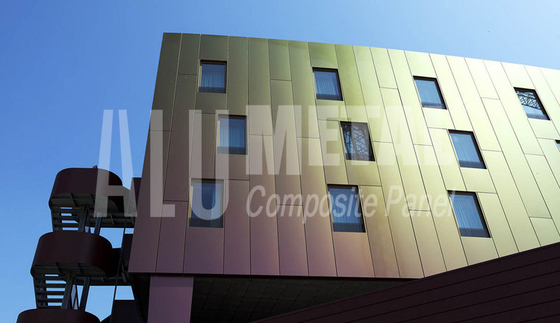 Σύνθετη επιτροπή 6mm αργιλίου φάσματος χτίζοντας απόδειξη φορμών