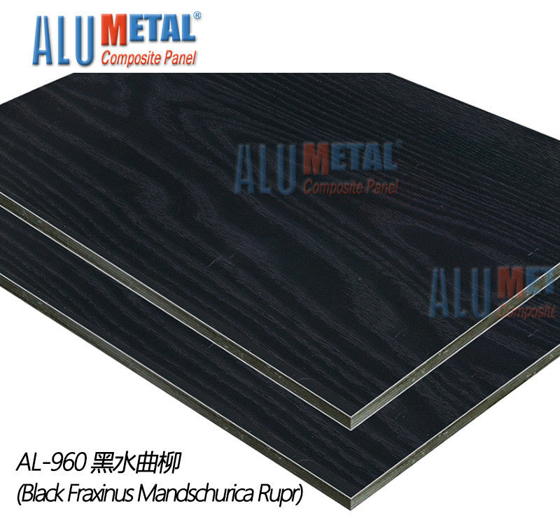 0.06mm χρωματισμένο ντυμένο φύλλο 4mm επιτροπή 1250mm αλουμινίου Acm εσωτερική για τη βίλα